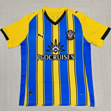 2025/26 Southampton Away Yellow Fans Soccer Jersey 带胸前广告