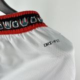 2025/26 Grizzlies White NBA Cotton Pants