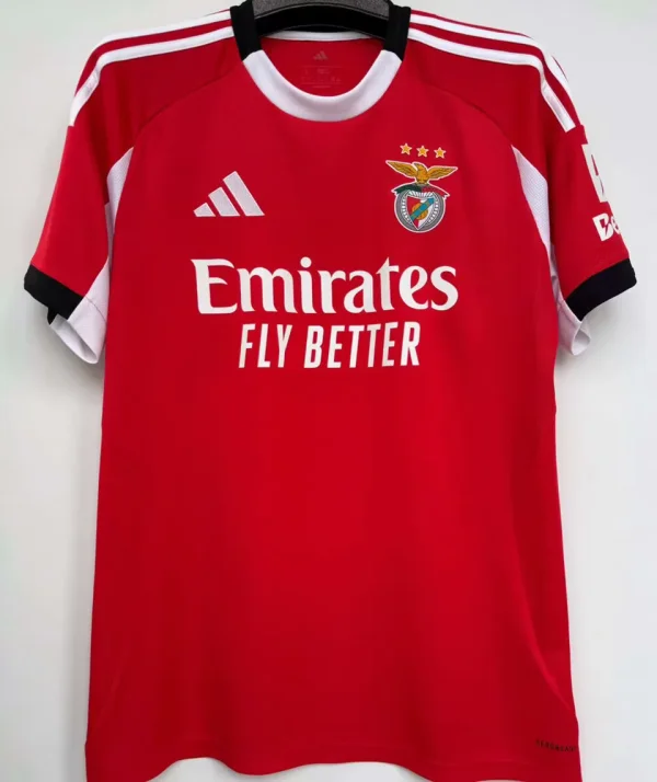 2025/26 Benfica 1:1 Quality Home Red Fans Soccer Jersey