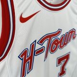 Rockets DURANT #7 White City Edition NBA Jersey