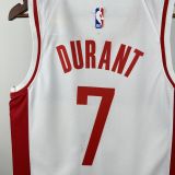 Rockets DURANT #7 White NBA Jersey