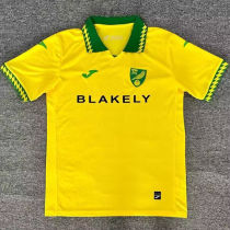 2025/26 Norwich Home Yellow Fans Soccer Jersey