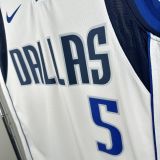 Mavericks RUSSELL #5 White NBA Jersey