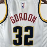 2024 Nuggets  GORDON #32  White NBA Jersey