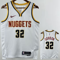 2024 Nuggets  GORDON #32  White NBA Jersey