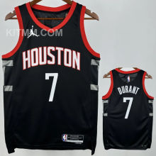 Rockets DURANT #7 Black NBA Jersey