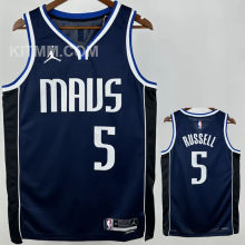 Mavericks RUSSELL #5 Sapphire Blue NBA Jersey