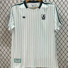2025/26 LFC White Green Retro Style Soccer Jersey
