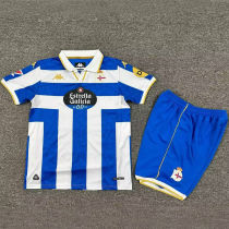 2025/26 Deportivo La Coruna Home Kids Soccer Jersey