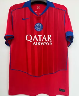 2025/26 PSG 1:1 Quality Third Red Fans Soccer Jersey