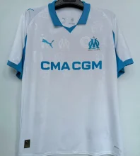 2025/26 MS 1:1 Quality Home White Fans Soccer Jersey