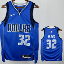 Mavericks FLAGG #32 Blue NBA Jersey