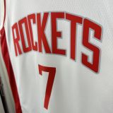 Rockets DURANT #7 White NBA Jersey