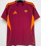 2025/26 Roma 1:1 Quality Home Red Fans Soccer Jersey