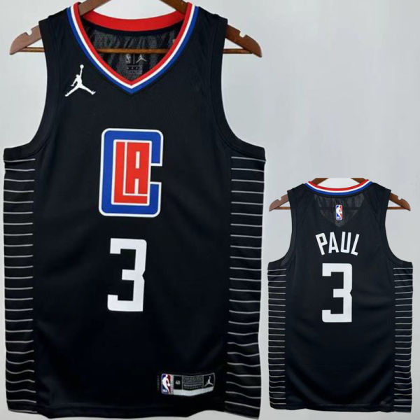 Clippers PAUL #3 Black NBA Jersey