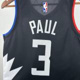 Clippers PAUL #3 Black NBA Jersey