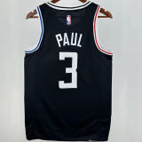Clippers PAUL #3 Black City Edition NBA Jersey