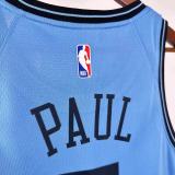2025 Clippers PAUL #3 Blue City Edition NBA Jersey