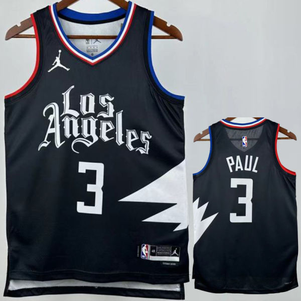 Clippers PAUL #3 Black NBA Jersey