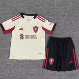2025/26 LFC Away White Kids Soccer Jersey