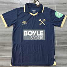 2025/26 West Ham Third Fans Soccer Jersey 不是纯黑色