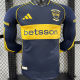 2025/26 Boca 120th Anniversary Edition Player Version Long Sleeve Jersey 有背下广告