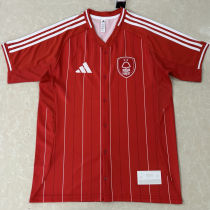 2025/26 Nottingham Forest Red Baseball T-Shirt