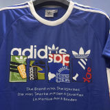 2025/26 AD Blue Retro Style Fans Soccer Jersey