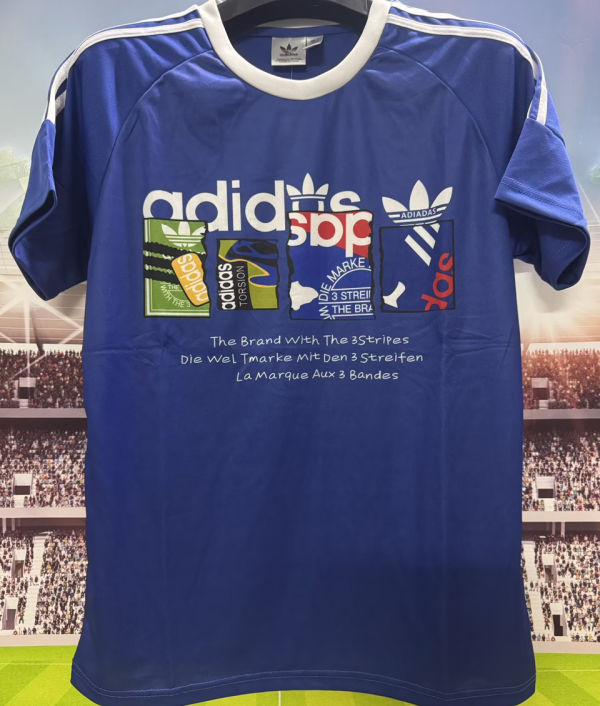 2025/26 AD Blue Retro Style Fans Soccer Jersey