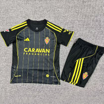 2025/26 Zaragoza Away Black Kids Soccer Jersey
