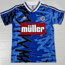 1993/1994 Schalke 04 Home Blue Retro Soccer Jersey
