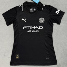 2025/26 Man City Away Black Women Soccer Jersey 女