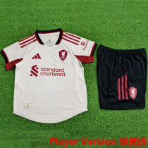2025/26 LFC Away White Kids Player Version Kids Jersey 球员版童装