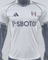2025/26 Fulham Home White Player Version Soccer Jersey