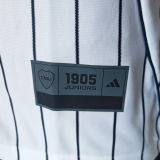 2025/26 Boca White Baseball Player Version T-Shirt  硅胶版