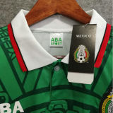 1998 Mexico Home Retro Soccer Jersey