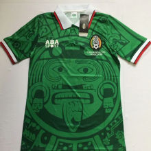 1998 Mexico Home Retro Soccer Jersey