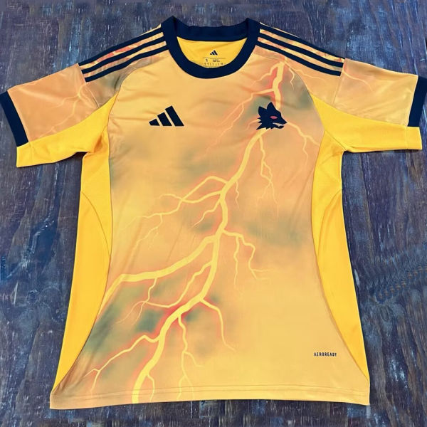 2025/26 Roma  Away Orange Fans Soccer Jersey