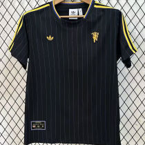 2025/26 M Utd Black Retro Style Soccer Jersey