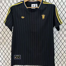 2025/26 M Utd Black Retro Style Soccer Jersey