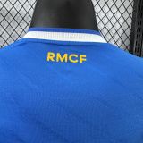 2025/26 RM Third Blue Player Version Long Sleeve Soccer Jersey