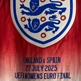 CHAMPIONS #25 England Home White Fans Soccer Jersey 2025/26