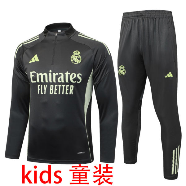 2025/26 RM Grayish Green Kids Sweater Tracksuit