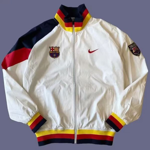 2025 BA White Retro Windbreaker