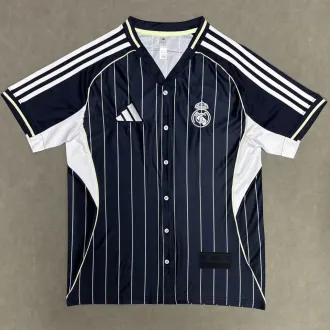 2025/26 RM Black Baseball T-Shirt