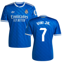 VINI JR． #7 RM 1:1 Quality Third Fans Soccer Jersey 2025/26（Laliga Font) ★★