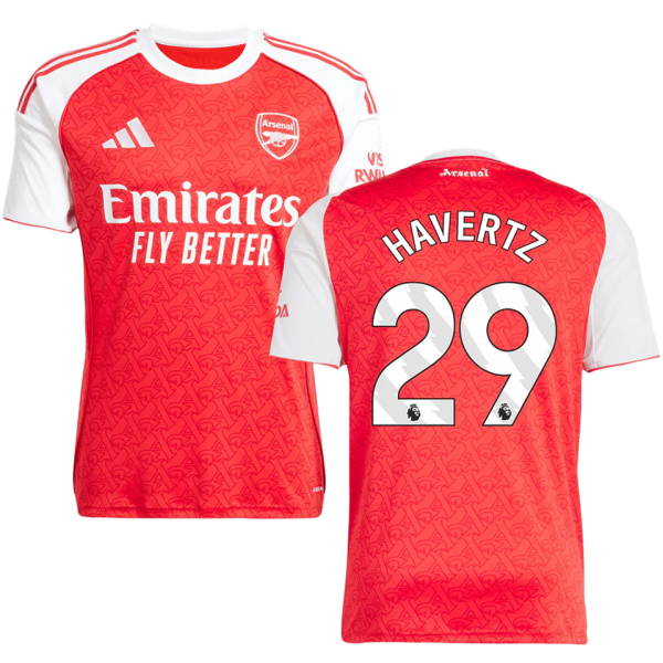 HAVERTZ #29 ARS 1:1 Quality Home Red Fans Soccer Jersey 2025/26 (League Font 联赛字体 ) ★★