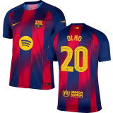 OLMO # 20 BA 1:1 Quality Home Fans Soccer Jersey 2025/26  (UCL Font 欧冠字体 有号下广告) ★★