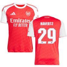 HAVERTZ #29 ARS 1:1 Quality Home Red Fans Soccer Jersey 2025/26 (UCL Font 欧冠字体 ) ★★