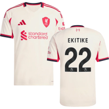 EKITIKE #22 LFC 1:1 Away Fans Jersey 2025/26 (League Font 联赛字体 ) ★★